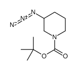 tert-butyl 3-azidopiperidine-1-carboxylate Structure