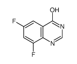 6,8-difluoro-1H-quinazolin-4-one结构式