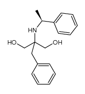 (S)-2-benzyl-2-((α-methylbenzyl)amino)-1,3-propanediol Structure