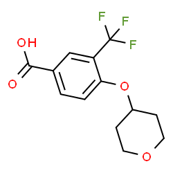 4-(Oxan-4-yloxy)-3-(trifluoromethyl)benzoic acid picture