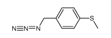 p-methylthiobenzyl azide Structure