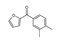 2-(3,4-DIMETHYLBENZOYL)FURAN结构式