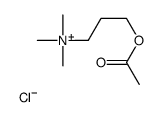 3-acetyloxypropyl(trimethyl)azanium,chloride结构式