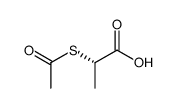 (S)-2-(acetylsulfanyl)propanoic acid Structure