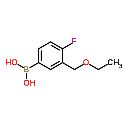 3-(ethoxyMethyl)-4-fluorophenylboronic acid picture