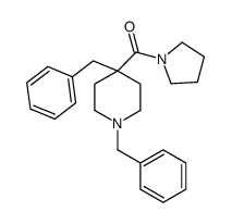 (1,4-dibenzylpiperidin-4-yl)-pyrrolidin-1-ylmethanone Structure