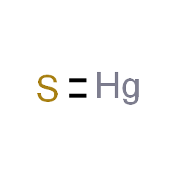 Mercuric sulfide Structure