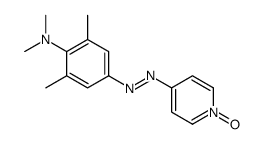 N,N,2,6-tetramethyl-4-(1-oxidopyridin-4-yl)diazenyl-aniline Structure