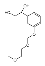 (1S)-1-[3-[(2-Methoxyethoxy)methoxy]phenyl]-1,2-ethanediol结构式