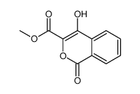 methyl 4-hydroxy-1-oxoisochromene-3-carboxylate结构式