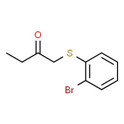 1-[(2-Bromophenyl)sulfanyl]-2-butanone Structure