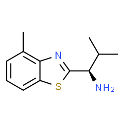 2-Benzothiazolemethanamine,4-methyl-alpha-(1-methylethyl)-,(alphaR)-(9CI) picture