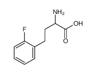 2-amino-4-(2-fluorophenyl)butanoic acid结构式