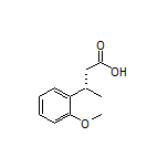 (S)-3-(2-Methoxyphenyl)butanoic Acid Structure