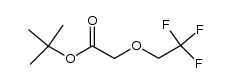 t-butyl 2,2,2-trifluoroethoxyacetate Structure