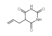 2,4,6(1H,3H,5H)-Pyrimidinetrione,5-(2-propen-1-yl)- structure