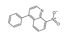 8-nitro-4-phenylquinoline Structure