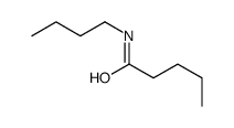 N-butylpentanamide Structure