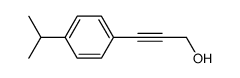 2-Propyn-1-ol,3-[4-(1-methylethyl)phenyl]-(9CI) Structure