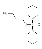 Phosphinothioic acid,di-1-piperidinyl-, S-butyl ester (9CI) Structure