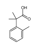 2-methyl-2-(2-methylphenyl)propanoic acid结构式