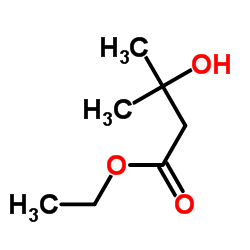 Ethyl 3-hydroxy-3-methylbutanoate Structure