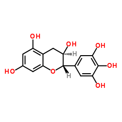 (-)-Gallocatechin Structure