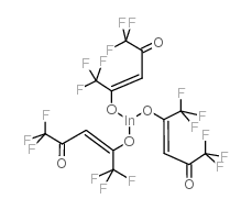 indium hexafluoropentanedionate Structure