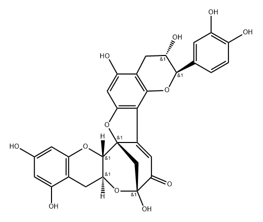 去氢双儿茶素A结构式