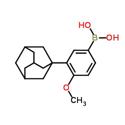 [3-(Adamantan-1-yl)-4-methoxyphenyl]boronic acid Structure