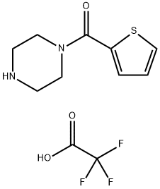 1-(2-thienylcarbonyl)piperazine trifluoroacetate结构式