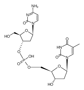 2'-deoxycytidylyl-(3',5')-thymidine phosphate Structure