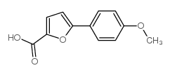 5-(4-Methoxyphenyl)-2-furoic acid Structure