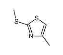 4-methyl-2-methylsulfanyl-1,3-thiazole结构式