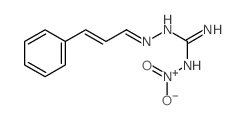 [[N-(cinnamylideneamino)carbamimidoyl]amino]-hydroxy-oxo-azanium结构式