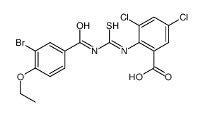 2-[[[(3-BROMO-4-ETHOXYBENZOYL)AMINO]THIOXOMETHYL]AMINO]-3,5-DICHLORO-BENZOIC ACID picture