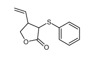 4-ethenyl-3-phenylsulfanyloxolan-2-one Structure