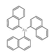 Arsine,tri-1-naphthalenyl- structure