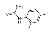 N-(2,4-二氯苯基)脲结构式