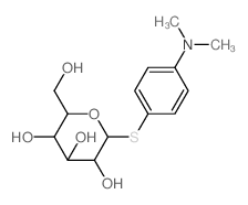 2-(4-dimethylaminophenyl)sulfanyl-6-(hydroxymethyl)oxane-3,4,5-triol Structure