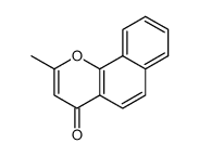 2-Methyl-4H-naphtho[1,2-b]pyran-4-one结构式