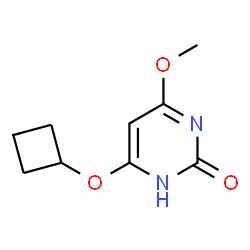 2(1H)-Pyrimidinone, 4-(cyclobutyloxy)-6-methoxy- (9CI) structure