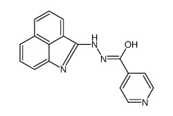 N'-benzo[cd]indol-2-ylpyridine-4-carbohydrazide Structure