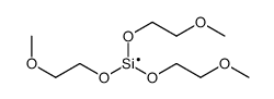 6-(2-methoxyethoxy)-2,5,7,10-tetraoxa-6-silaundecane Structure