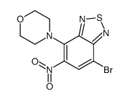 4-(7-bromo-5-nitro-2,1,3-benzothiadiazol-4-yl)morpholine Structure