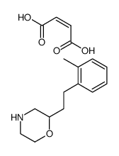 2-(2-o-Tolyl-ethyl)-morpholine; compound with (Z)-but-2-enedioic acid结构式