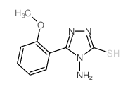 4-氨基-5-(2-甲基苯基)-2H-1,2,4-噻唑-3-硫星空app结构式