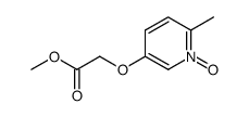 Acetic acid, [(6-methyl-1-oxido-3-pyridinyl)oxy]-, methyl ester (9CI) picture