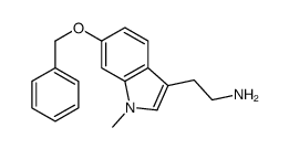 3-(2-AMINOETHYL)-6-BENZYLOXY-1-METHYLINDOLE Structure