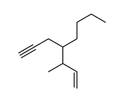 3-methyl-4-prop-2-ynyloct-1-ene结构式